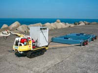 Structure diagnostic instrument on the breakwater